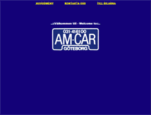 Tablet Screenshot of amcar.nu